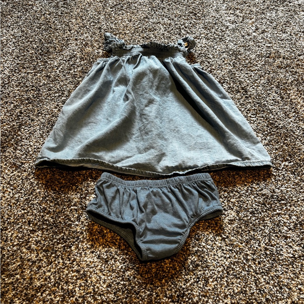 Okie Dokie Light Blue Diaper Cover Set